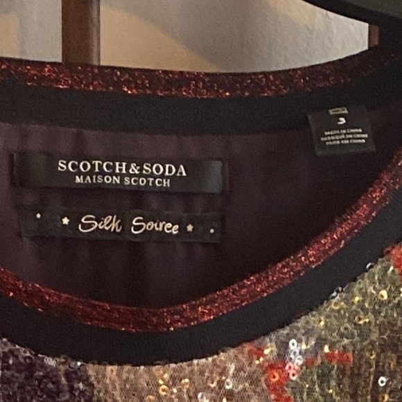 Scotch & Soda Floral Sequin Top - Picture 6 of 7